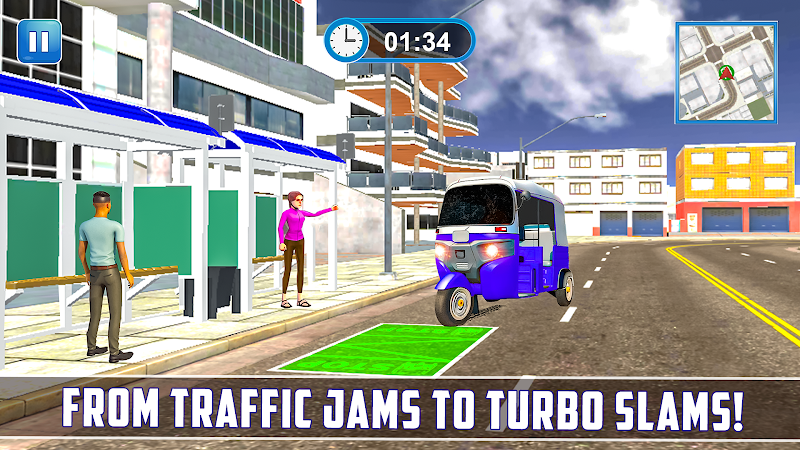 City Tuk Tuk Race Simulator TV 3