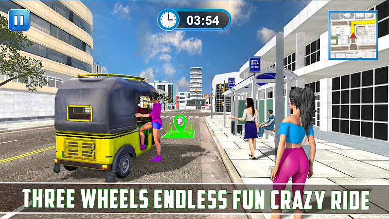City Tuk Tuk Race Simulator TV 4